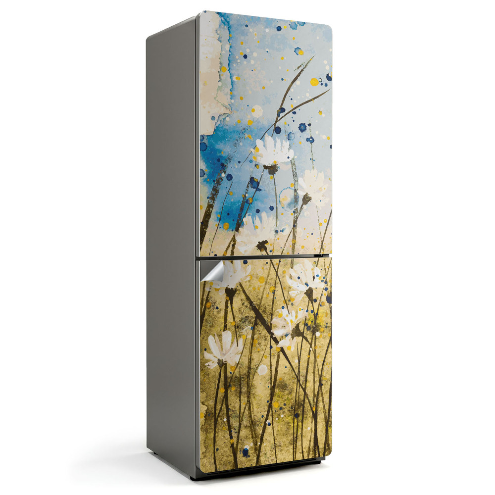 Dekor matrica hűtőre Finom akvarell rét