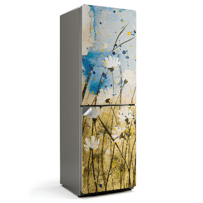 Dekor matrica hűtőre Finom akvarell rét