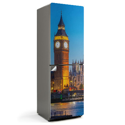 Hűtőszekrényre matrica Big Ben Londonban éjszaka