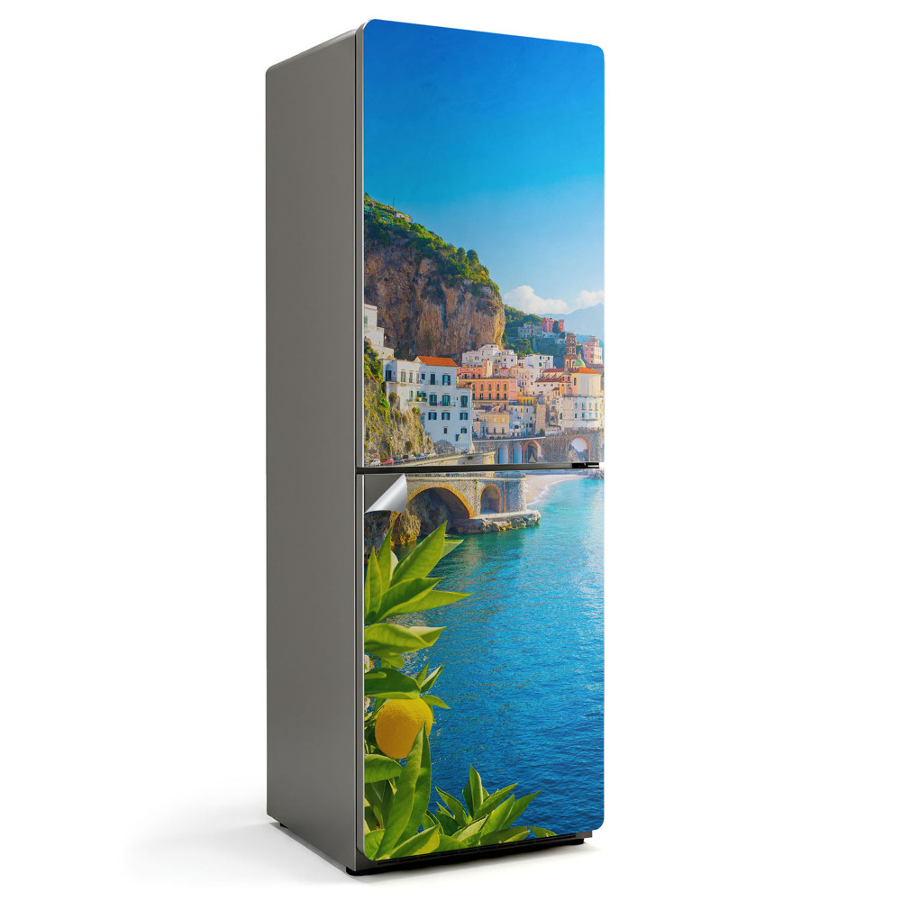 Hűtő dekor matrica Festői tengerparti táj