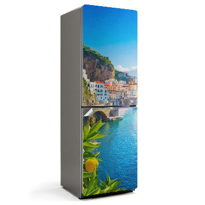 Hűtő dekor matrica Festői tengerparti táj