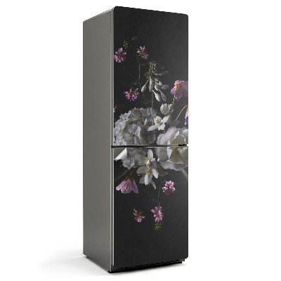 Dekor matrica hűtőre Virágcsokor részletesen