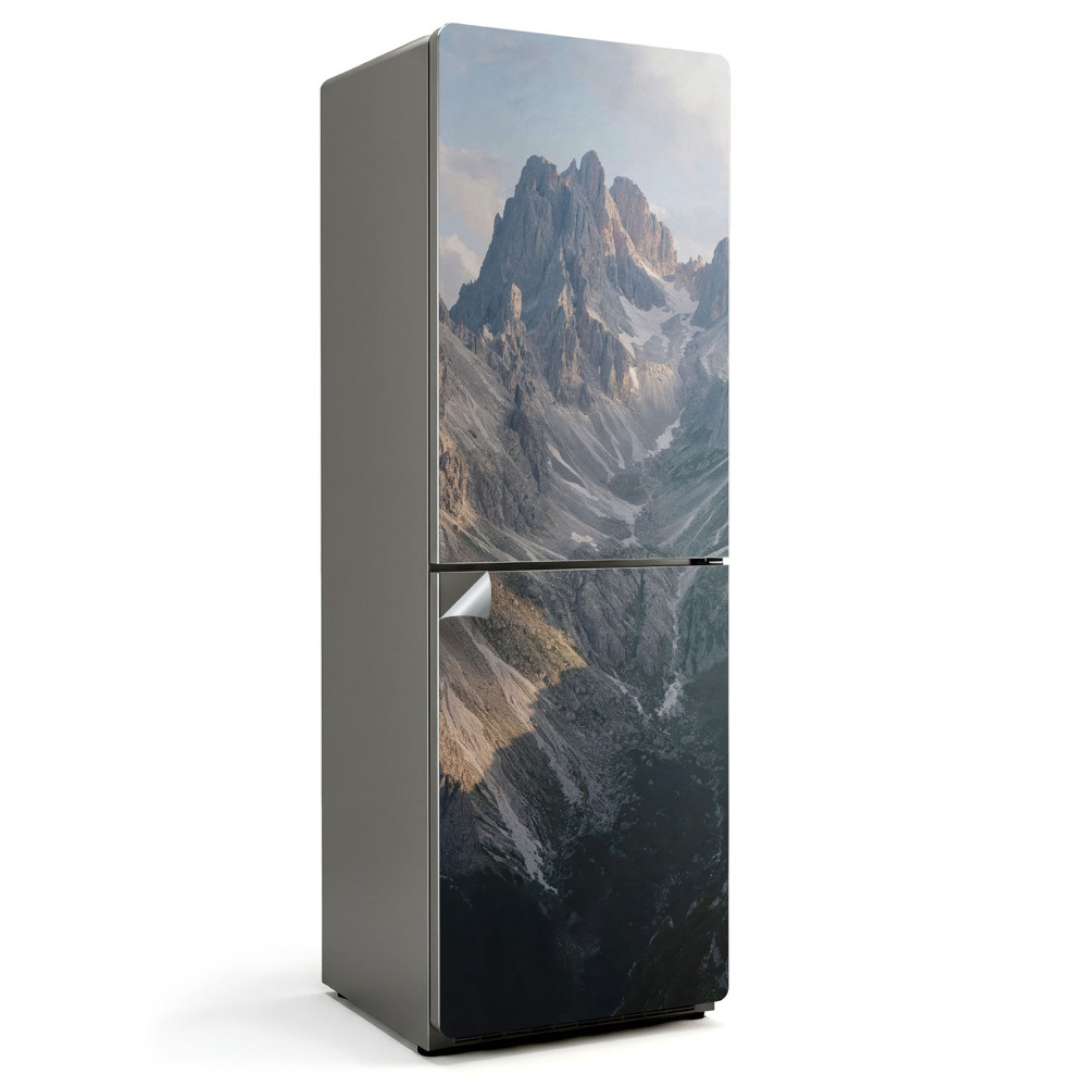 Dekor matrica hűtőre Hegyi táj völggyel