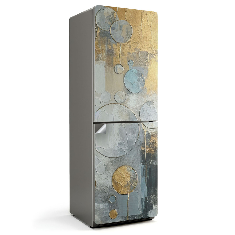 Dekor matrica hűtőre Absztrakt festészet körök