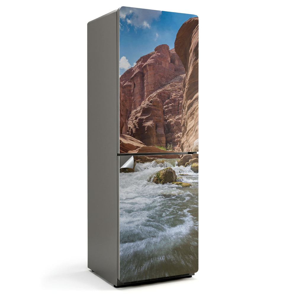 Hűtő dekor matrica Egy szurdok folyóvízzel