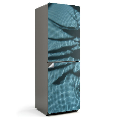 Hűtő dekor matrica Víz hullámai árnyékokkal