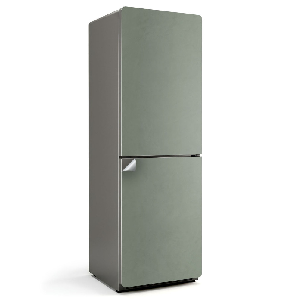 Hűtőszekrényre matrica Szürkészöld színű