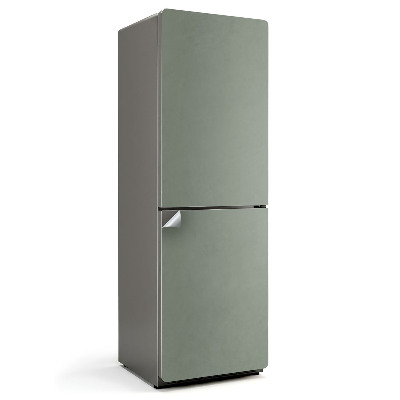 Hűtőszekrényre matrica Szürkészöld színű