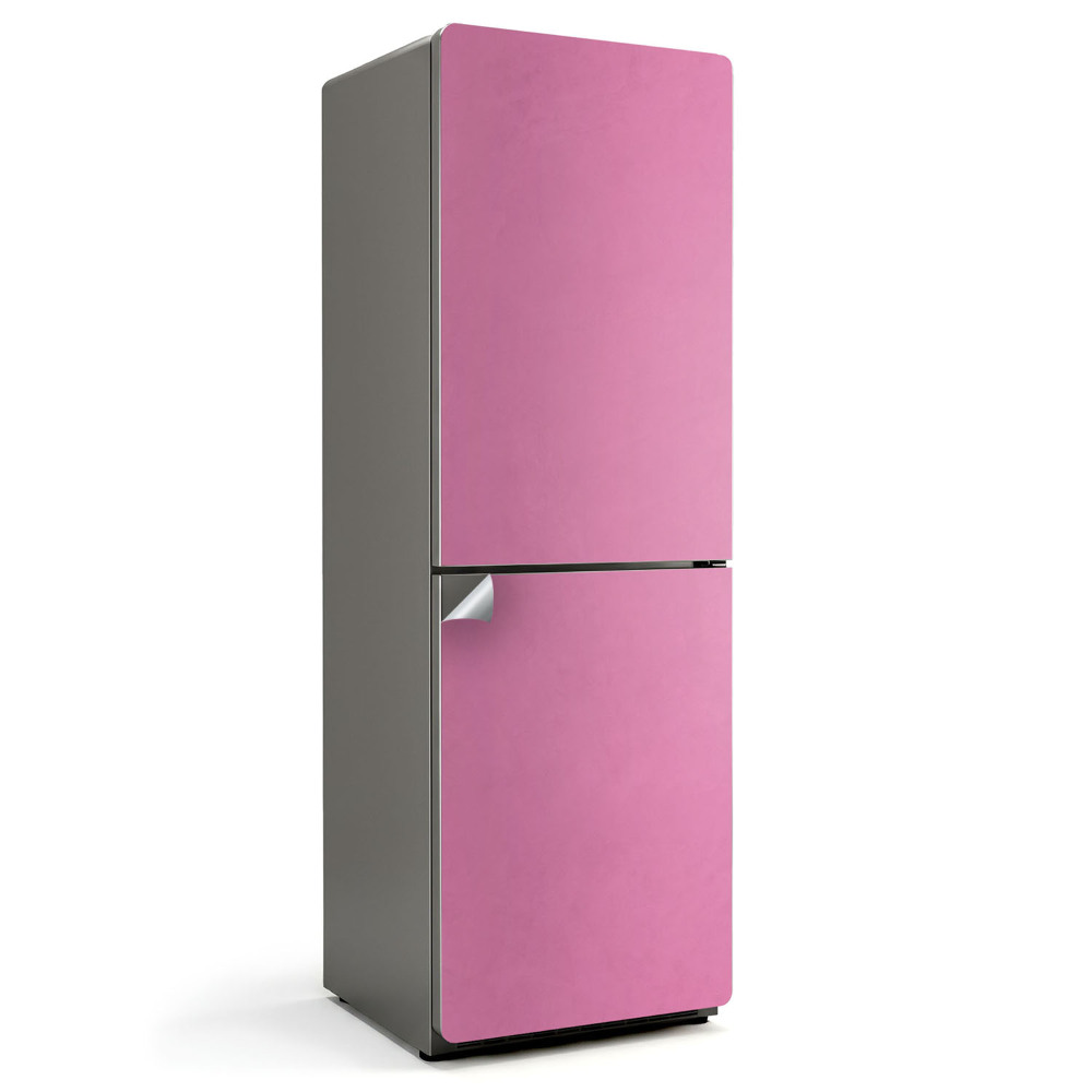 Hűtő matrica Pasztell rózsaszín szín