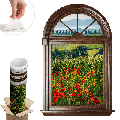 Ablak illúzió falmatrica 68x100 Festői táj