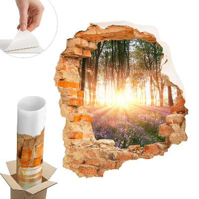 3D falmatrica lyuk 85x100 Erdőáttörés