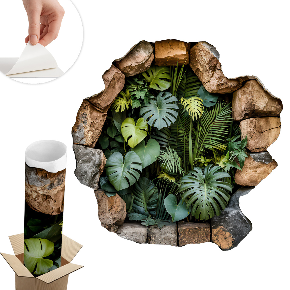 3D falmatrica lyuk 100x100 Trópusi oázis