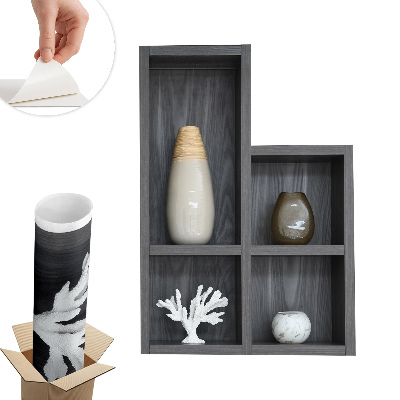 Modern 3d falmatrica 91x130 Dekoratív polcok