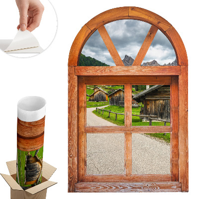 Ablak illúzió falmatrica 85x130 Ablak kilátás