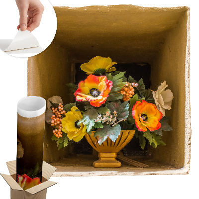 Modern 3d falmatrica 123x130 Virágváza