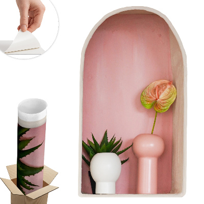 3d hatású falmatrica 35x60 Finom növényzet