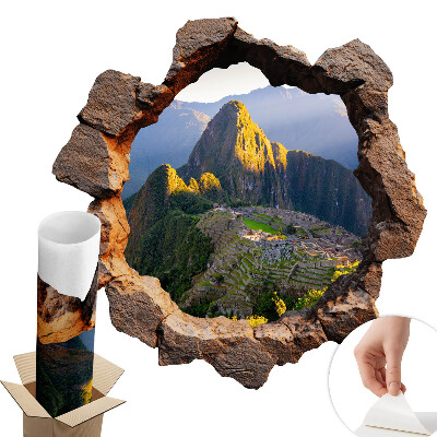 3D faldekoráció lyuk 60x60 Sziklaablak