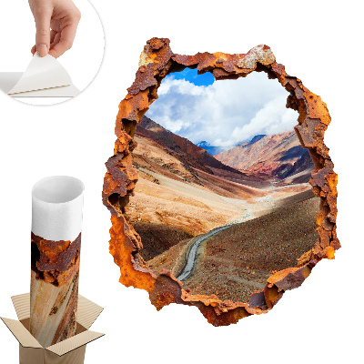 3D faldekoráció lyuk 50x60 Hegyi táj