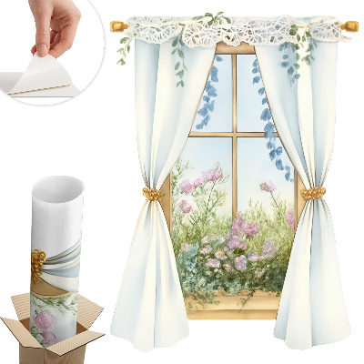 3d ablak falmatrica 58x80 Függönyök kilátással