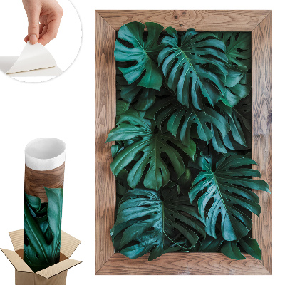 3d hatású falmatrica 54x80 Zöld kompozíció