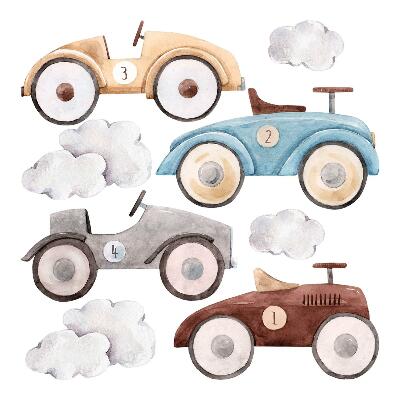 Faltetoválások 100x157 Pasztellszínű autók és finom felhők