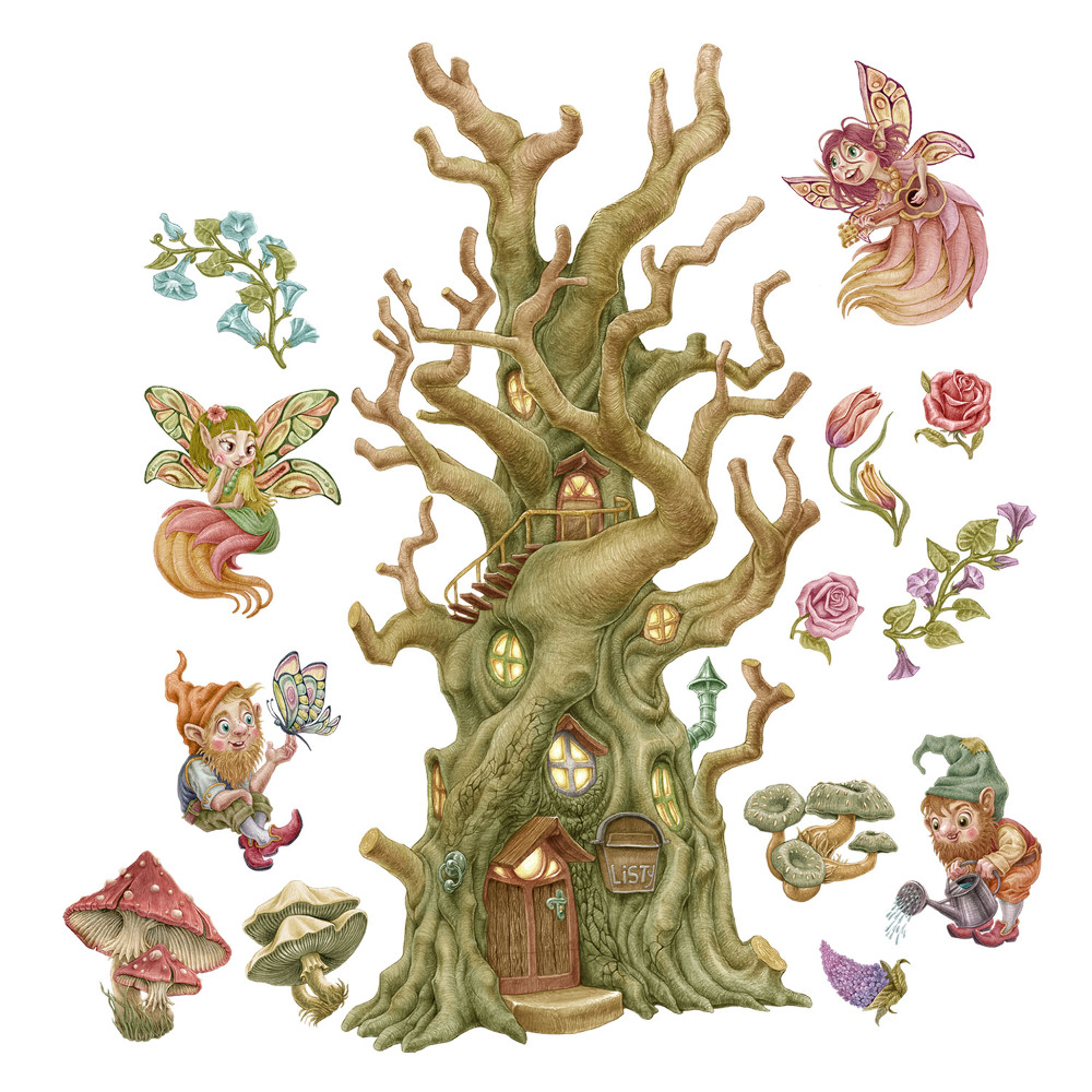 Faltetoválások 100x132 Pasztell tündérek