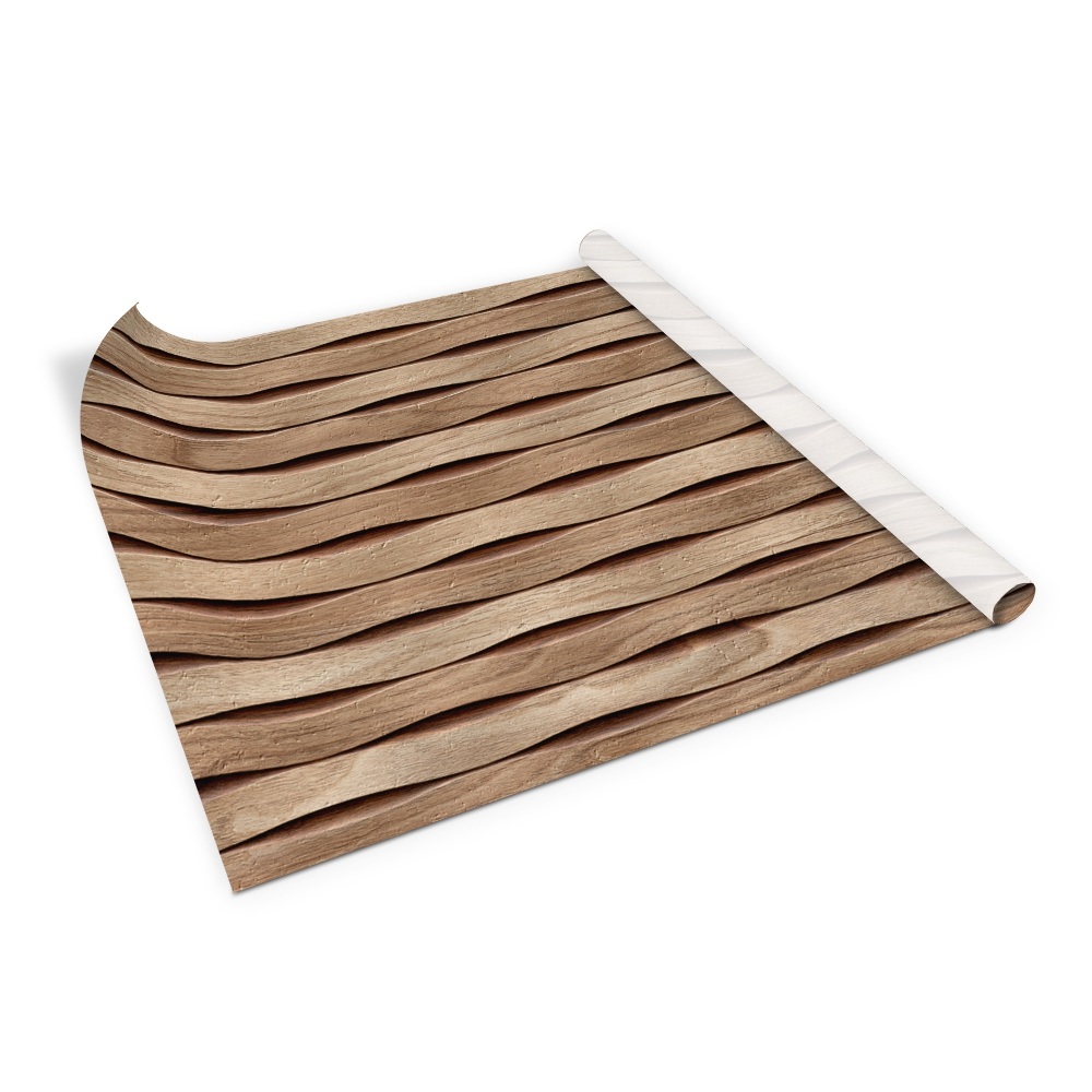 Öntapadós bútor matrica Hullámok fa absztrakció