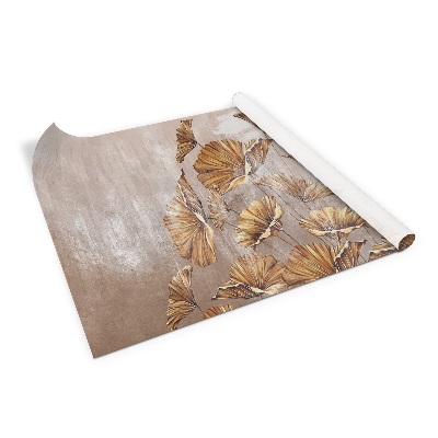 Öntapadós bútormatrica Virágok a falon loft stílusban