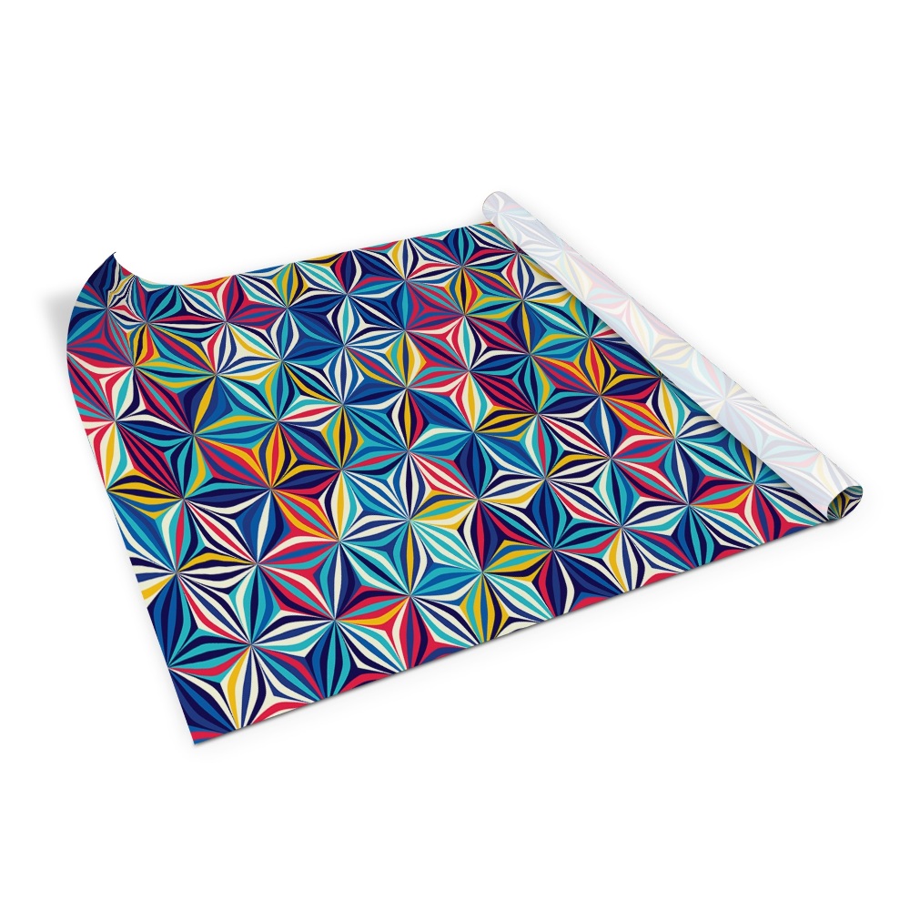 Öntapadós bútormatrica Retro minta 3D illúzió