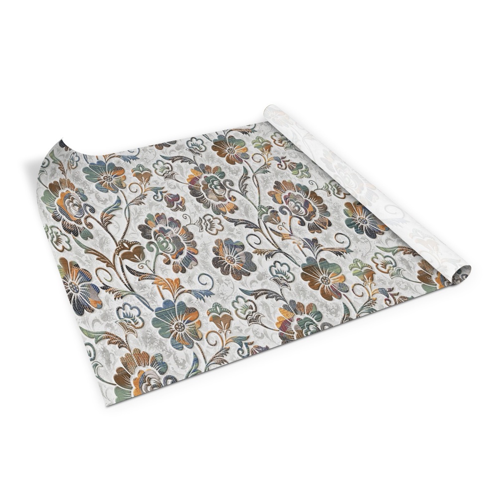 Öntapadós bútormatrica Virágok kő absztrakció