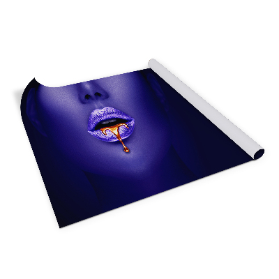 Öntapadós bútormatrica Női arc