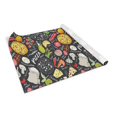 Öntapadós bútormatrica Pizza étlap