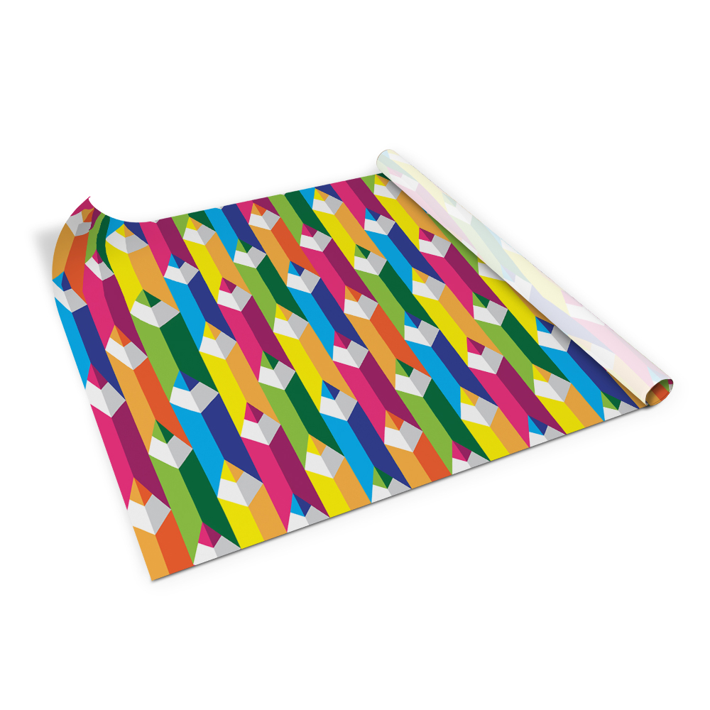 Öntapadós bútormatrica Színes ceruzák