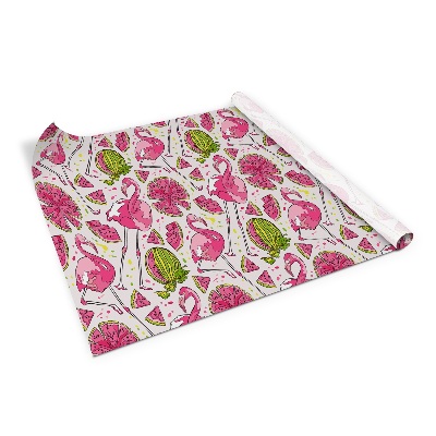 Bútor dekor matrica Flamingo görögdinnye