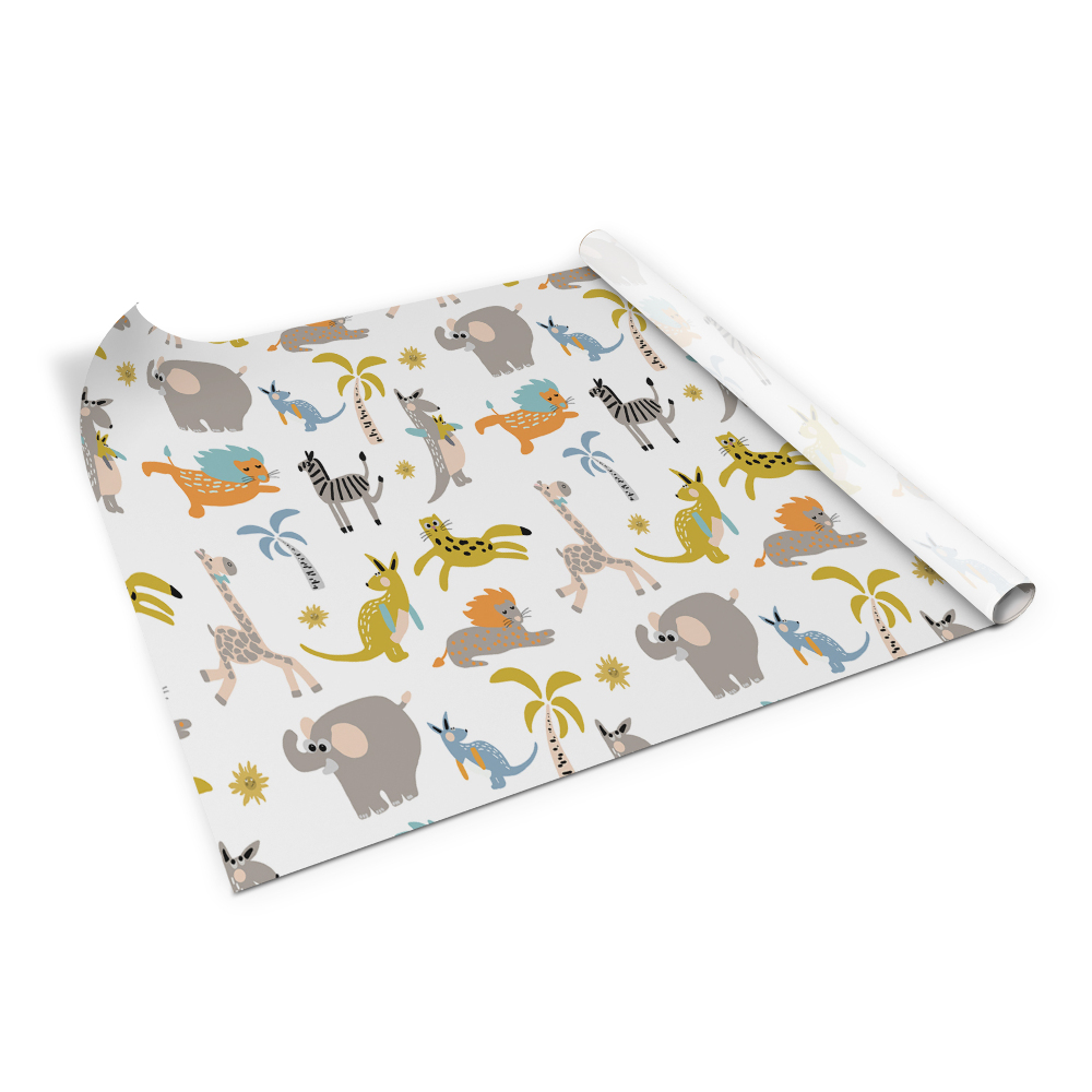 Öntapadós bútor matrica Afrikai állatok