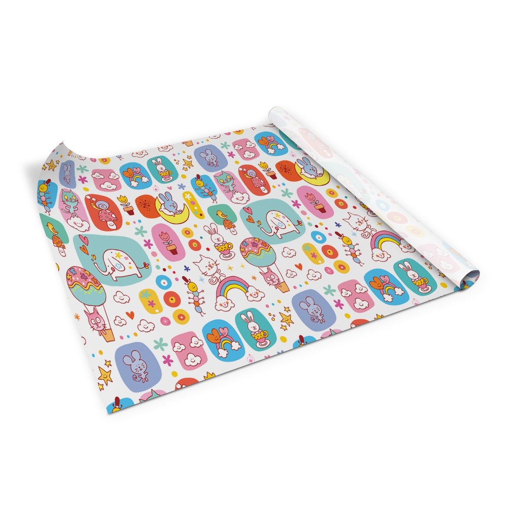 Öntapadós bútor matrica Aranyos állatok