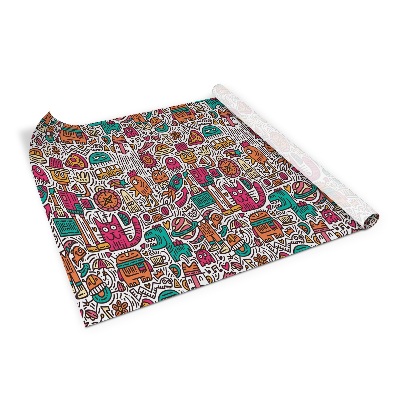 Öntapadós bútor matrica Doodle szörnyek