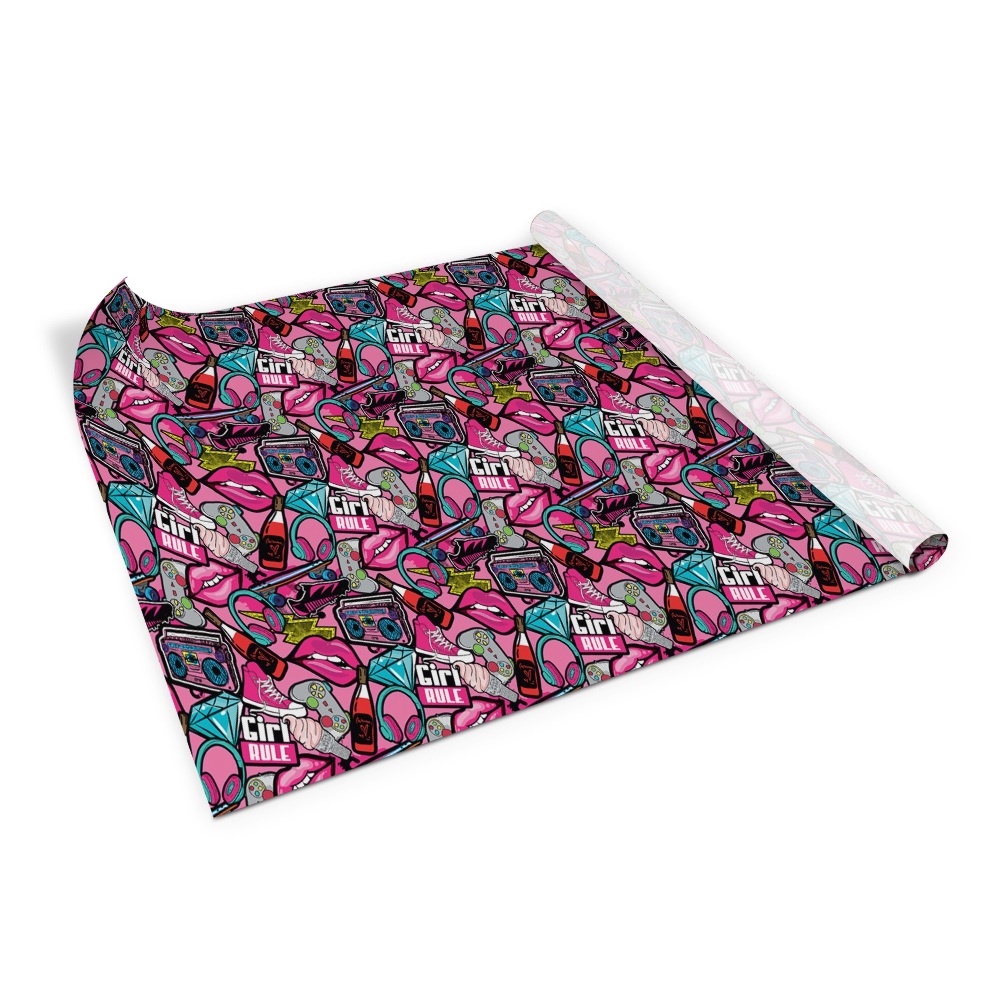 Bútor dekor matrica Lány uralkodik, édes, régi vágású