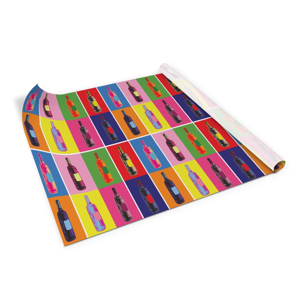 Bútor dekor matrica Pop-art palackok