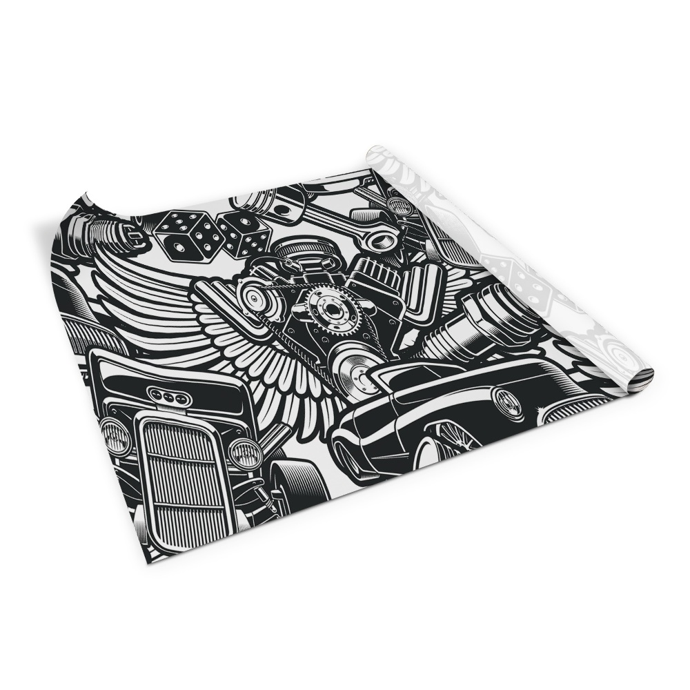 Bútor dekor matrica Veterán autó tetoválások