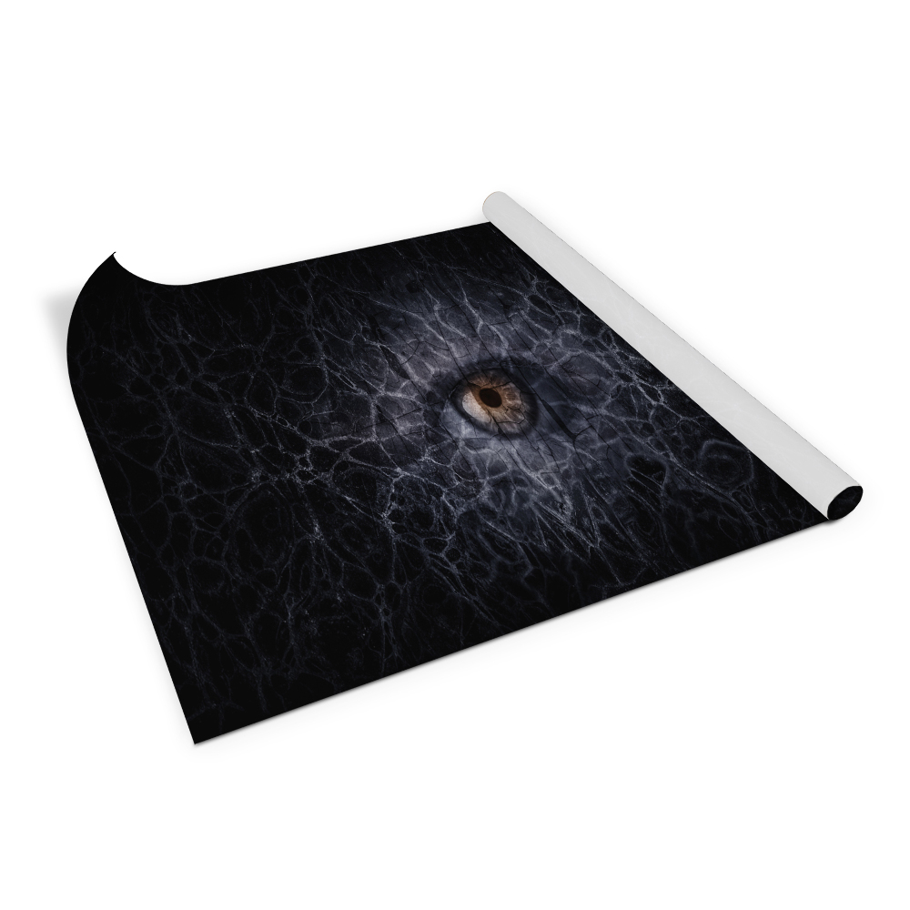 Öntapadós bútor matrica Sötét szem