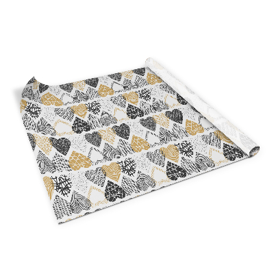 Öntapadós bútor matrica Szívek