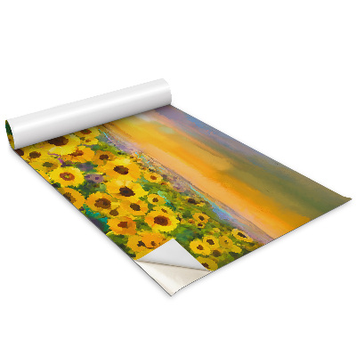 Bútorfólia Festett napraforgómező