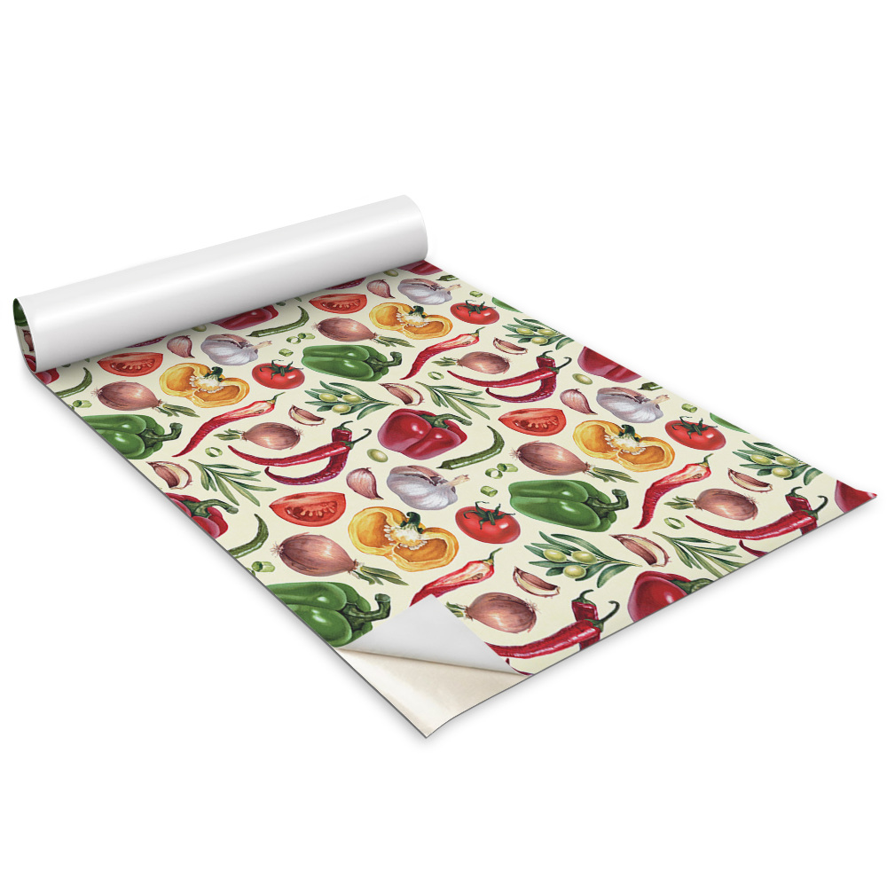 Bútormatrica Színes rajzfilm zöldségek