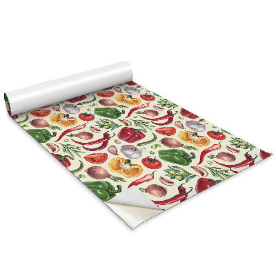 Bútormatrica Színes rajzfilm zöldségek