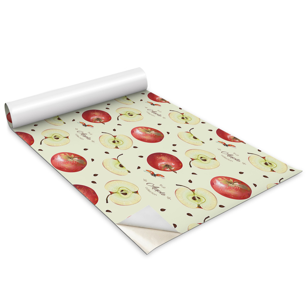 Öntapadós bútor matrica Piros almák