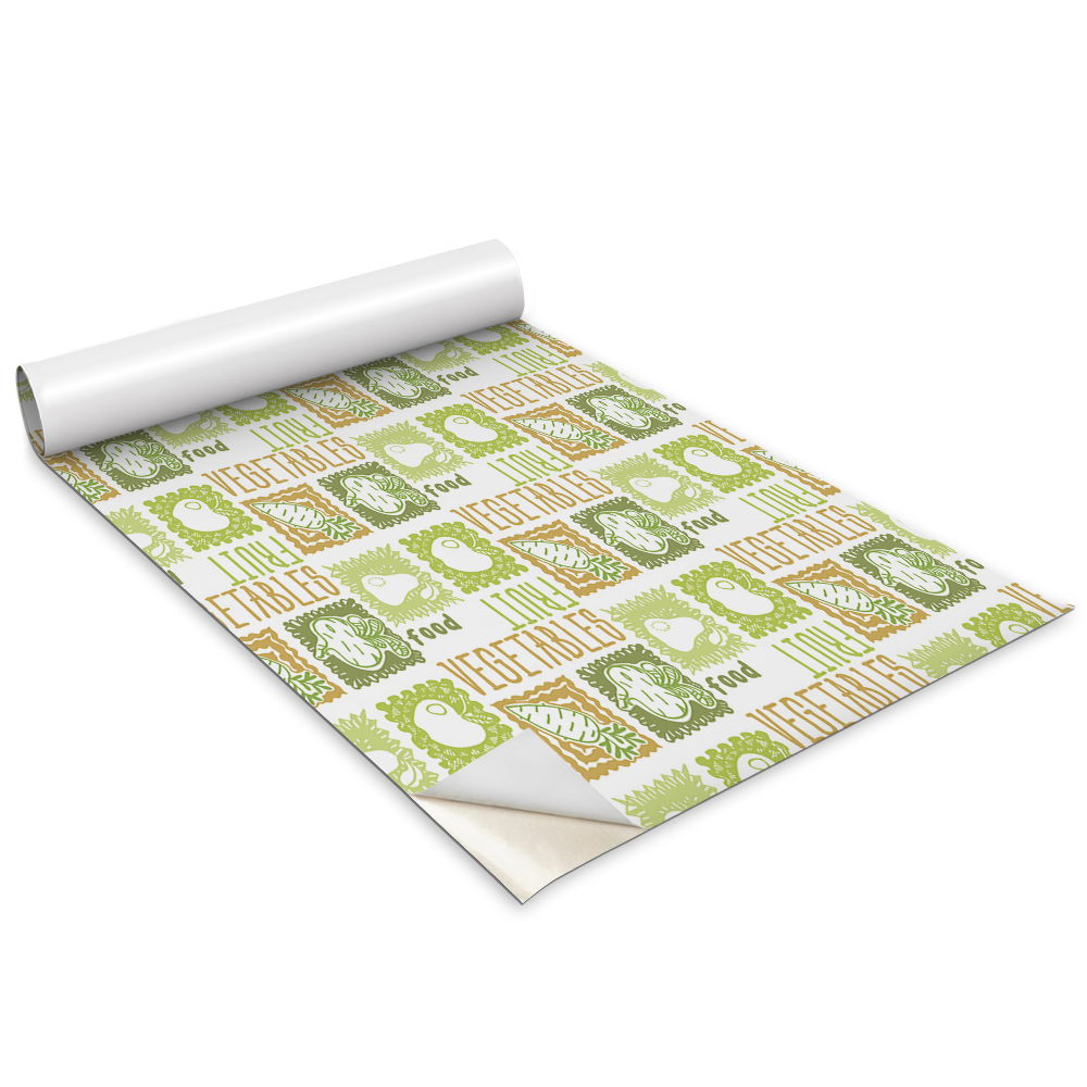 Öntapadós bútor matrica Zöldségek és gyümölcsök