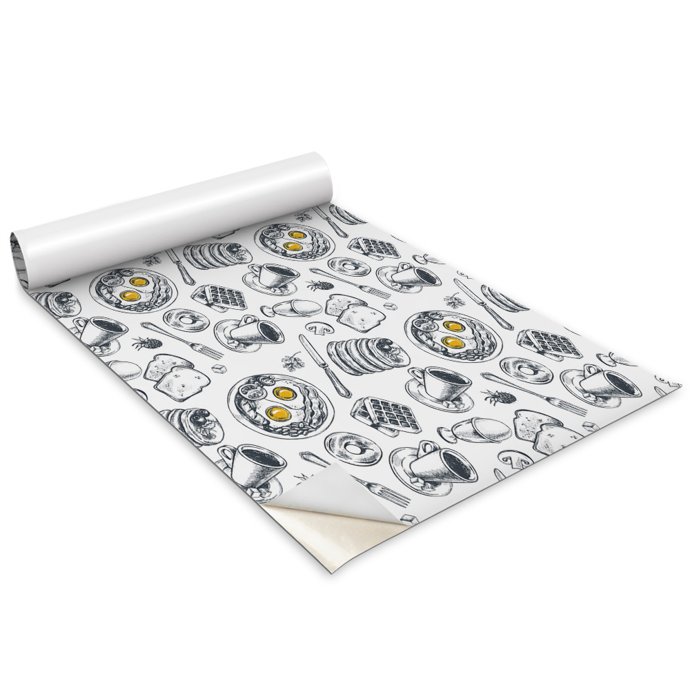 Bútormatrica Fekete-fehér reggeli