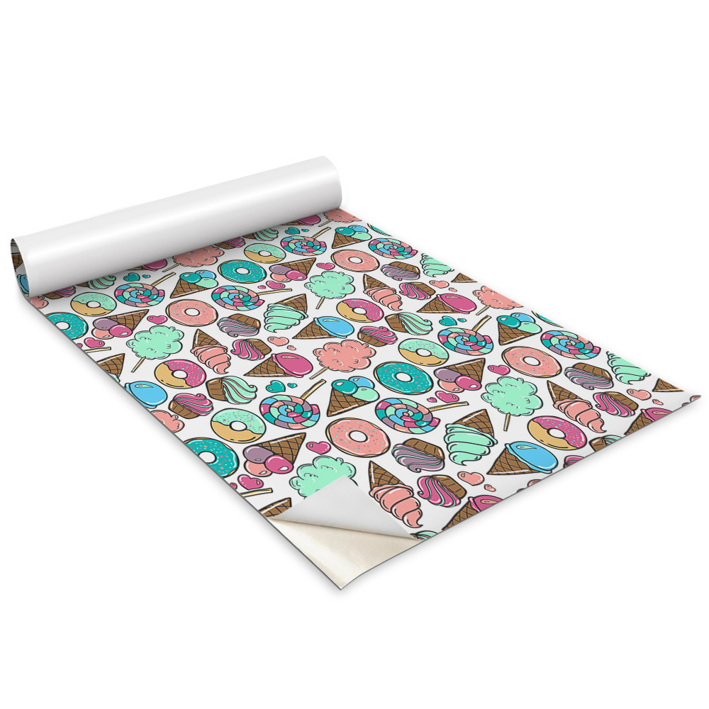 Bútorfólia Rajzfilm édességek