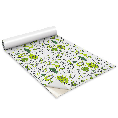 Bútormatrica Rajzfilm zöld zöldségek